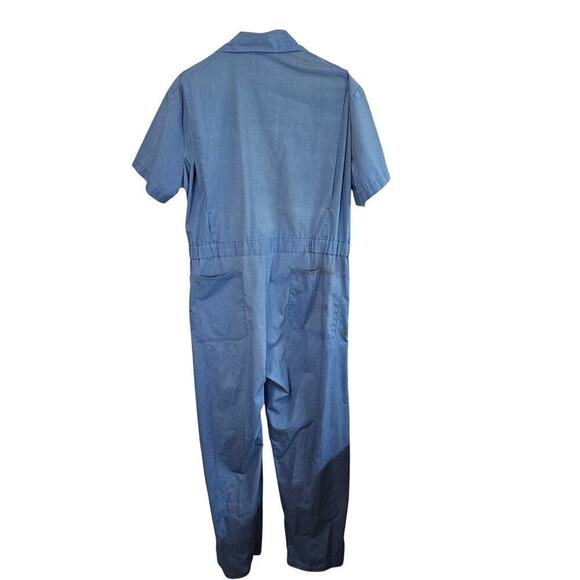 Dickies Vintage Coveralls Mens Size 44 Medium Blue 90s Utility Streetwear Grunge - Picture 2 of 14